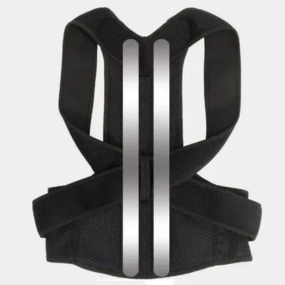 Adjustable Magnetic Posture Corrector Back Brace Support Belt for Upper Back Pain Relief – Standard Size